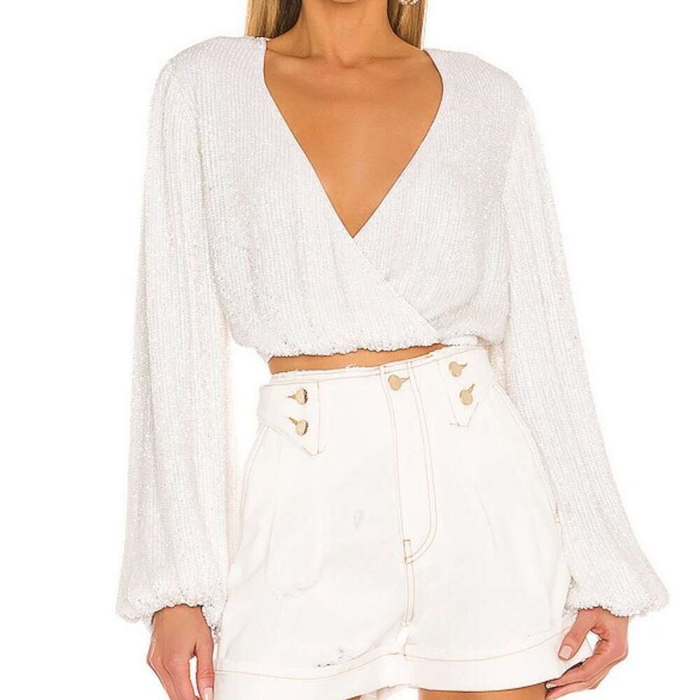 Viva Top Retrofete in Moonglow White